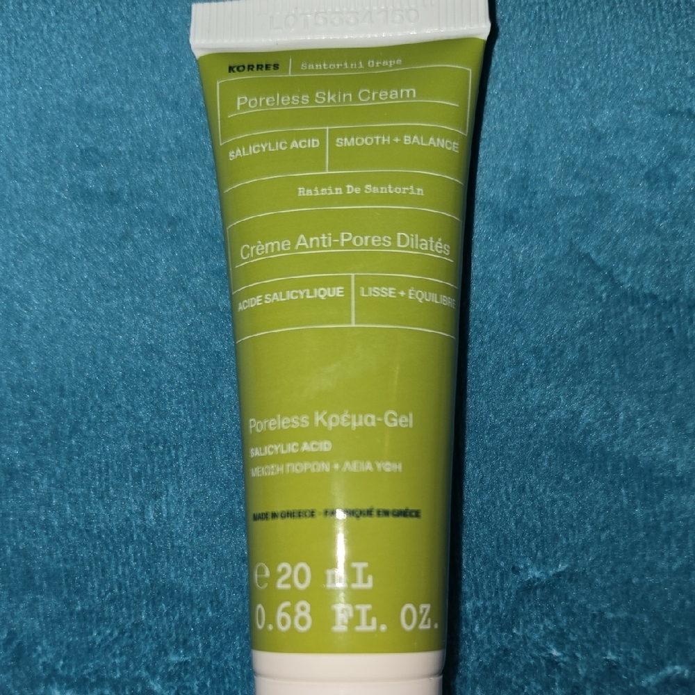 Korres Santorini Grape Poreless Skin Cream - Green